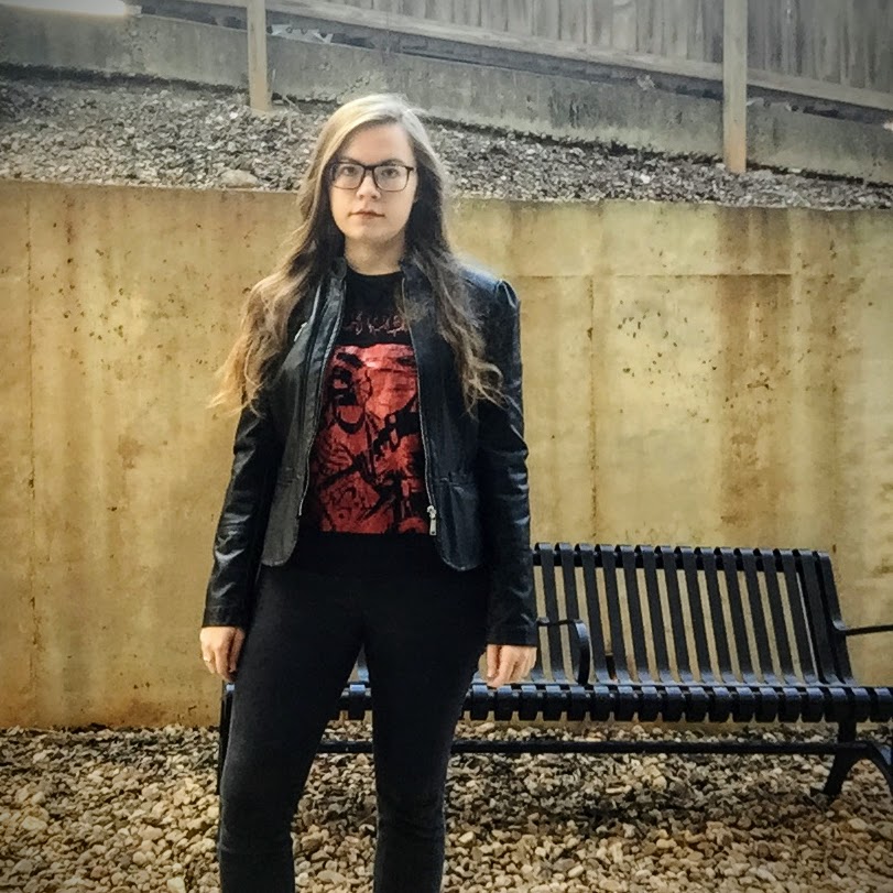 Band Shirt, Black Jeans, & Faux-Leather Jacket - Raine In ... (811 x 811 Pixel)